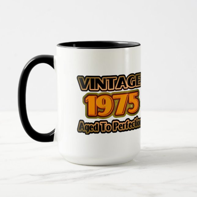 Vintage 1975 - Åldras till perfekt Mugg (Vänster)