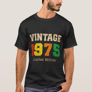 Vintage 1975 Begränsad Edition - 50:e födelsedagsk T Shirt