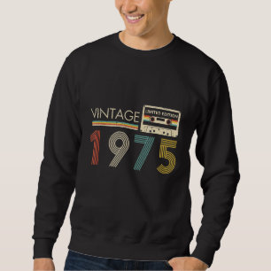 Vintage 1975 Kassett Lång Ärmad Tröja