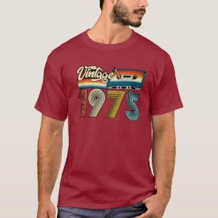 Vintage 1975 Kassettbandsåterställning 70-tal T Shirt