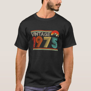 Vintage 1975 Lustigt 50 födelsedagsgåvor 50 år T Shirt