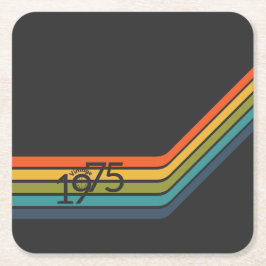 Vintage 1975 papper underlägg för Retrodesign