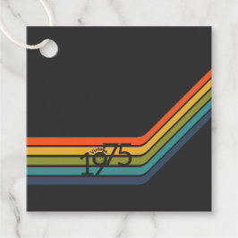 Vintage 1975 Retro Design  Gåvor Etiketter