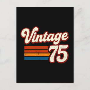 Vintage 1975 tillverkad 1975 50:e födelsedagen 50  helg vykort