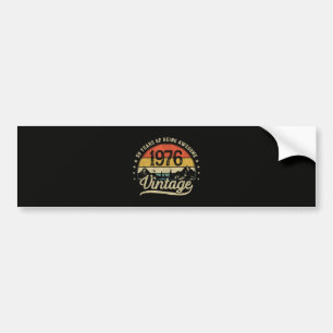Vintage 1976 50 år gammal 50-årsdag bildekal