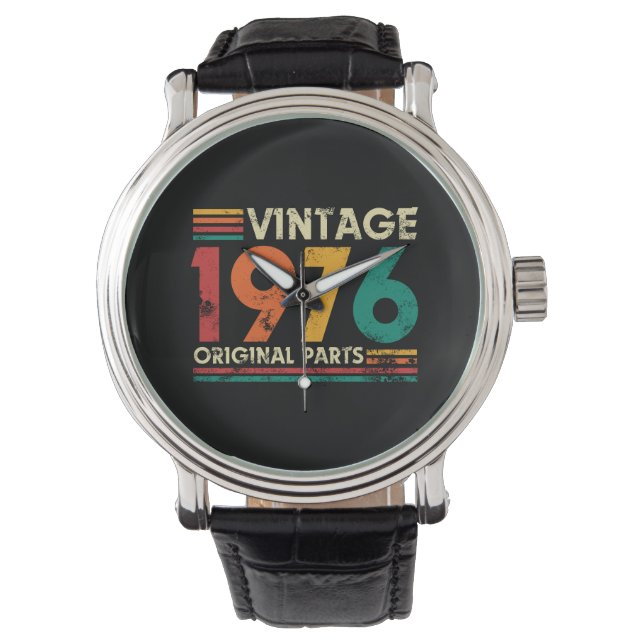 Vintage 1976 50-årsdag armbandsur (Framsida)
