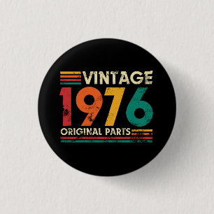 Vintage 1976 50-årsdag knapp