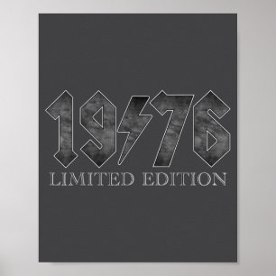 Vintage 1976 Clic 50 år gammal Födelsedag 50-årsda Poster
