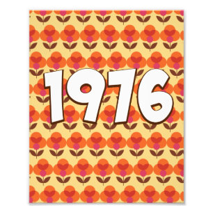 Vintage 1976 fototryck