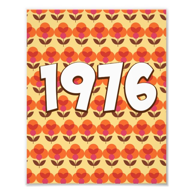 Vintage 1976 fototryck (Framsidan)