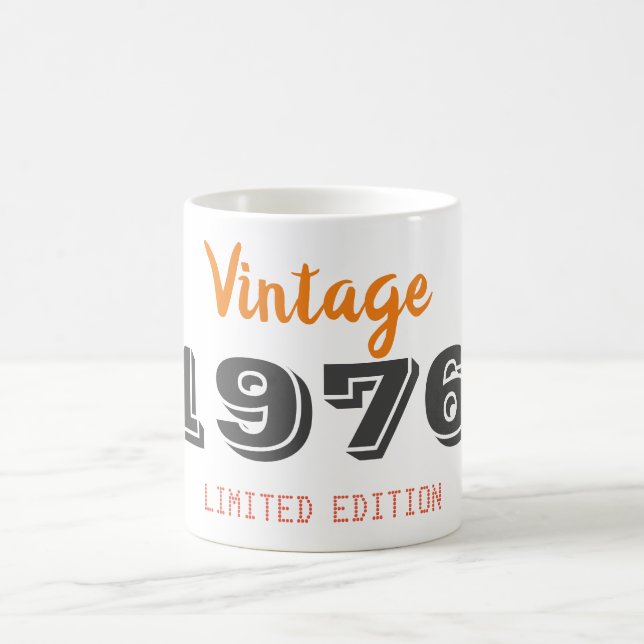 Vintage 1976 Limited Edition Coffee Mug – 50th  Kaffemugg (Center)