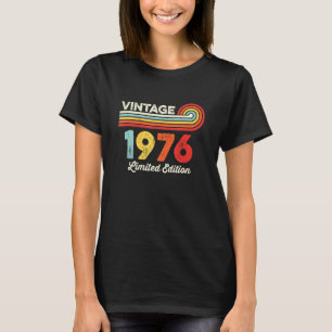 Vintage 1976 Manar Kvinnor födda 1976 T Shirt