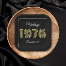 Vintage 1976 Retro Födelsedag 50-årsdag