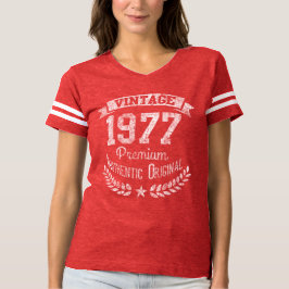 Vintage 1977, 40:e födelsedagspremie, ursprunglig t-shirt