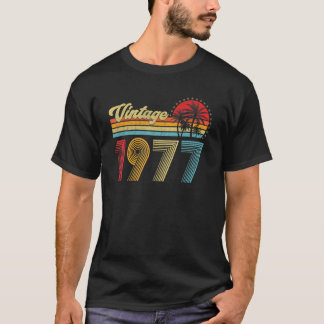 Vintage 1977, 46:e födelsedagen 46 år 1977 t shirt