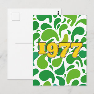 Vintage 1977 vykort