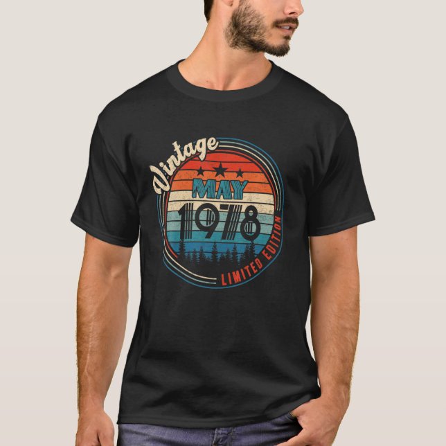 Vintage 1978 44:e årstidsgåvor t shirt (Framsida)