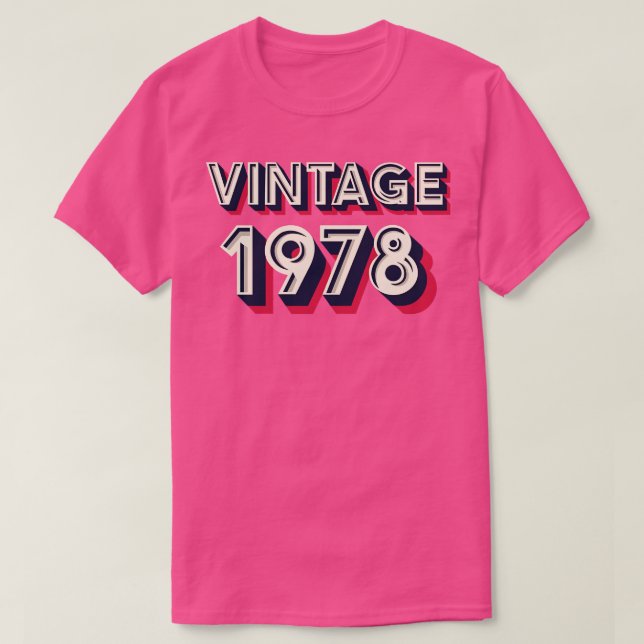 Vintage 1978 t shirt (Design framsida)