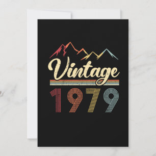 Vintage 1979 42: e födelsedagen Retro 42 år gammal Inbjudningar