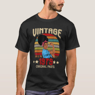 Vintage 1979: 43:e födelsedagen 43 år O T Shirt
