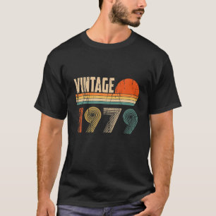 Vintage 1979 Funny 43 år Gamla Kids Manar Kvinnor T Shirt