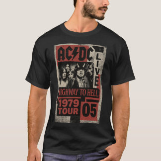 Vintage 1979 Rock & Roll Concert Tour Poster T Shirt