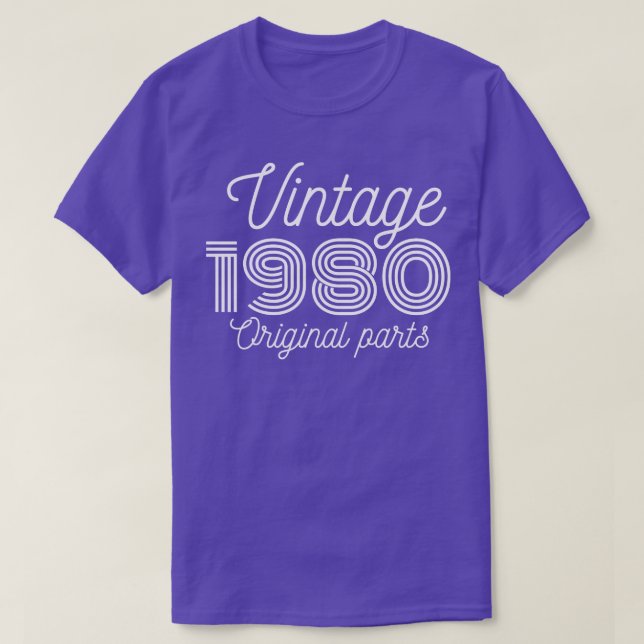 Vintage 1980 1 t shirt (Design framsida)