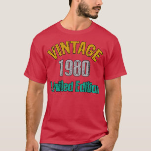 Vintage 1980 begränsad utgåva 2 t shirt