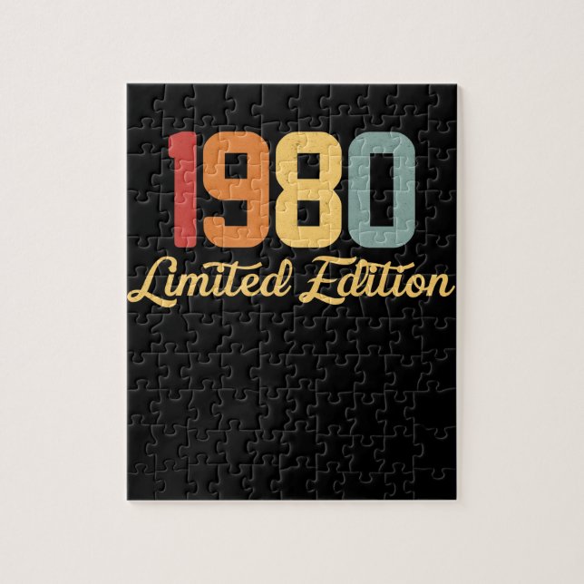 Vintage 1980 Begränsad utgåva Pussel (Vertikal)