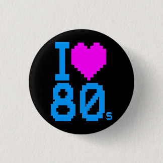 VINTAGE 1980-TAL RETRO I KÄRLEK 80-TALET KÄRLEK PI KNAPP