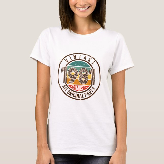 Vintage 1981 t shirt (Framsida)