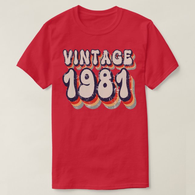 Vintage 1981 t shirt (Design framsida)