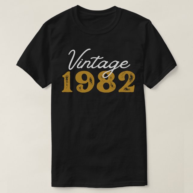 Vintage 1982 12 t shirt (Design framsida)
