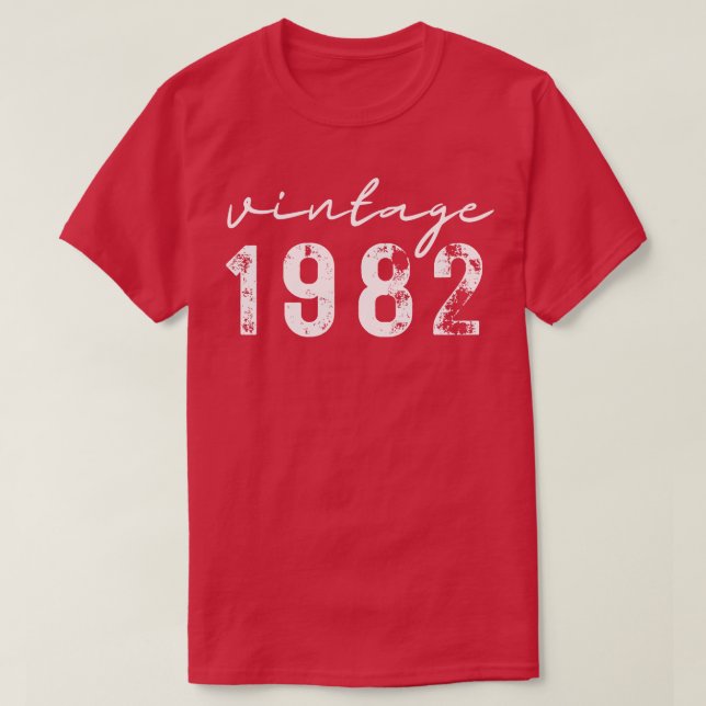 Vintage 1982 16 t shirt (Design framsida)