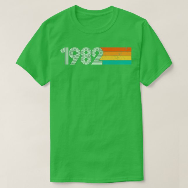 Vintage 1982 39 år födelsedagspresro t shirt (Design framsida)