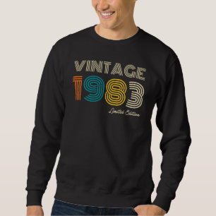 Vintage 1983 41:a födelsedagen lång ärmad tröja