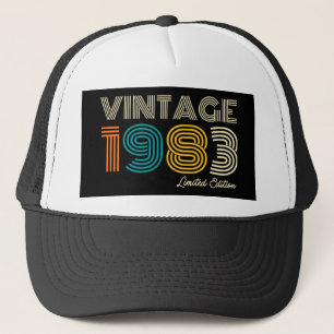 Vintage 1983 Begränsad utgåva 40 födelsedagar Keps