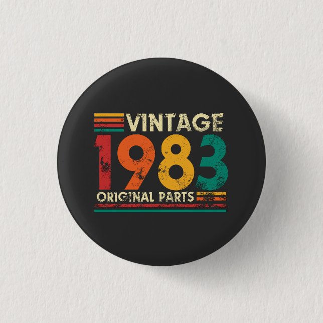 Vintage 1983 knapp (Framsida)