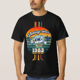 Vintage 1983 Retro Throwback 42:a födelsedagen T Shirt