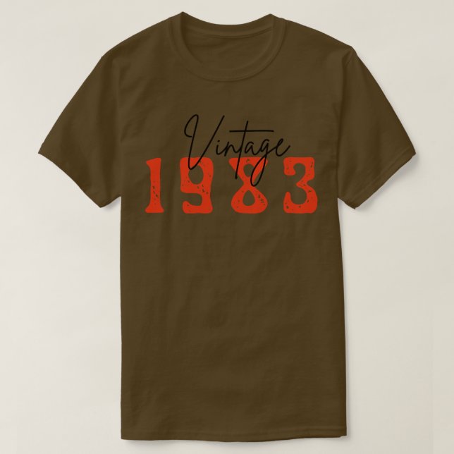 Vintage 1983 t shirt (Design framsida)