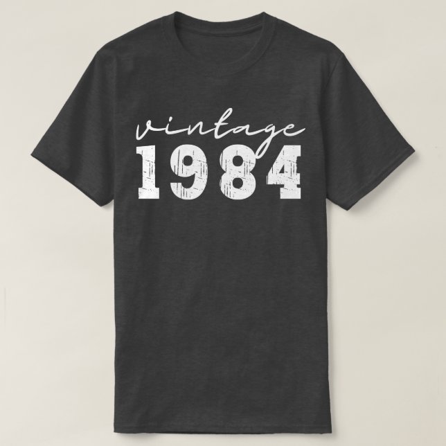 Vintage 1984 19 t shirt (Design framsida)