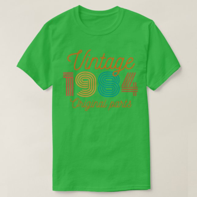Vintage 1984 20 t shirt (Design framsida)