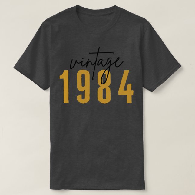Vintage 1984 25 t shirt (Design framsida)