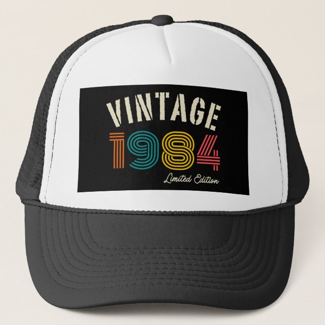 Vintage 1984 41:a födelsedagen keps (Framsida)