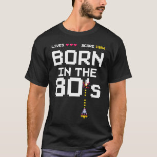 Vintage 1984 Född på 80-talet i Retro Arcade Birth T Shirt