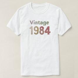 Vintage 1984, Manar-Shirt: Samlingsminnen T Shirt
