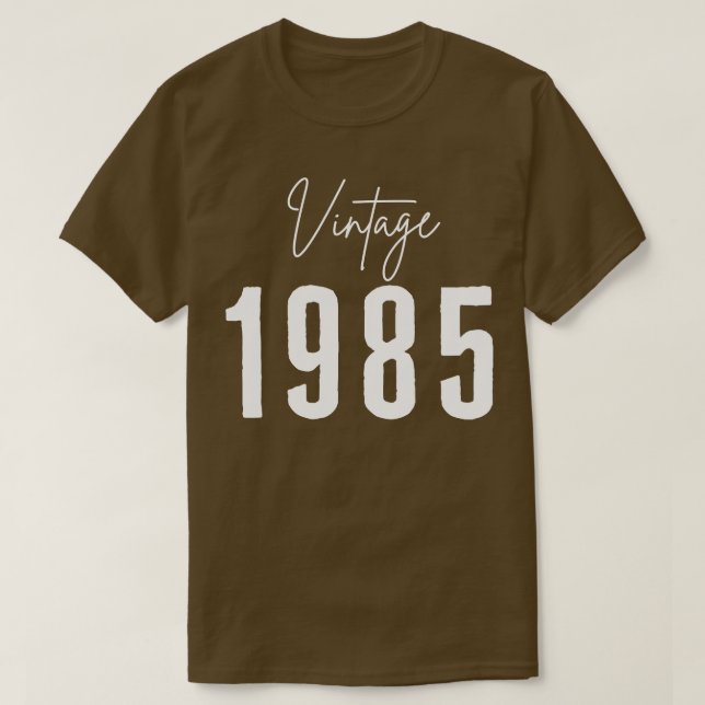 Vintage 1985 3 t shirt (Design framsida)