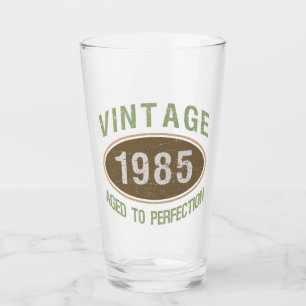 Vintage 1985 40:e födelsedagen glaskopp