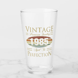 Vintage 1985 40:e födelsedagen glaskopp