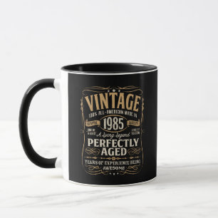 Vintage 1985 Limited Edition Perfekt Åldrad Födels Mugg